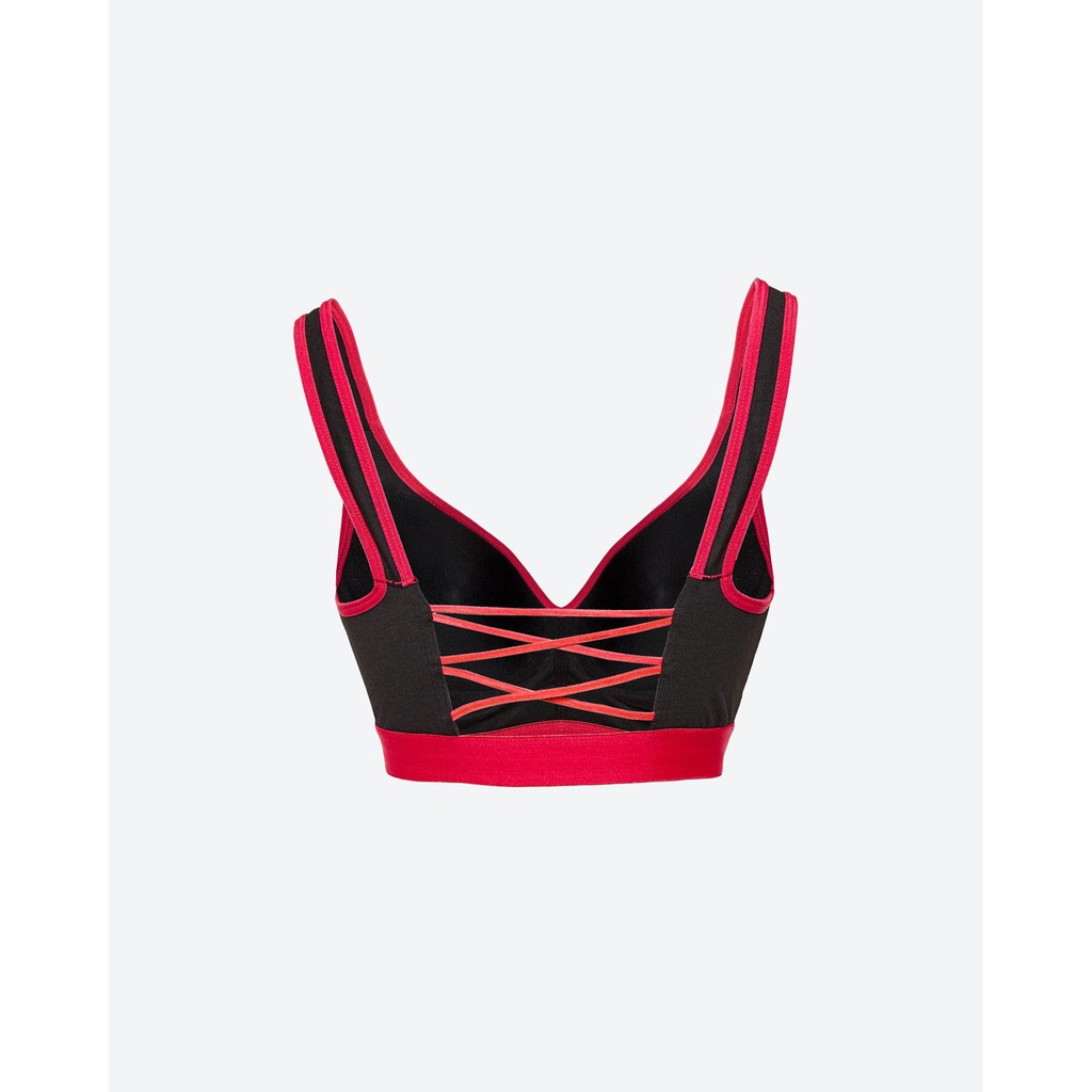 Viviane - Áo ngực thể thao ôm trọn, định hình và nâng đỡ ngực - High Impact Strappy Back Sports Bra Màu Đỏ