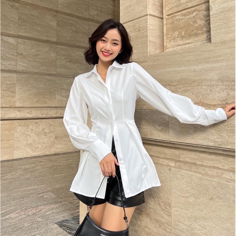 SAP-Áo sơ mi chiết eo Nin