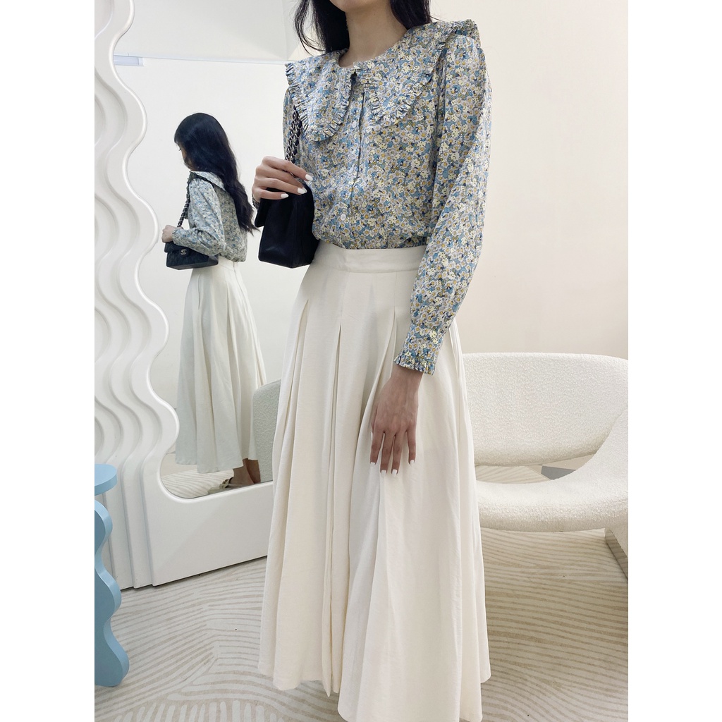 SKIN by NUDIEYE - Áo sơ mi vải hoa Emma Floral Shirt