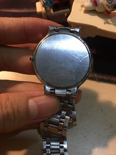 Đồng hồ nam seiko dolce máy nhật xách tay chính hãng secondhand  . Kính saphia. Chạy pin size 37 giờ chuẩn