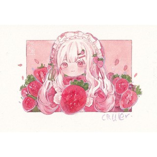 Line Art (Tranh tô màu) "Cô bé dễ thương" 200g A5