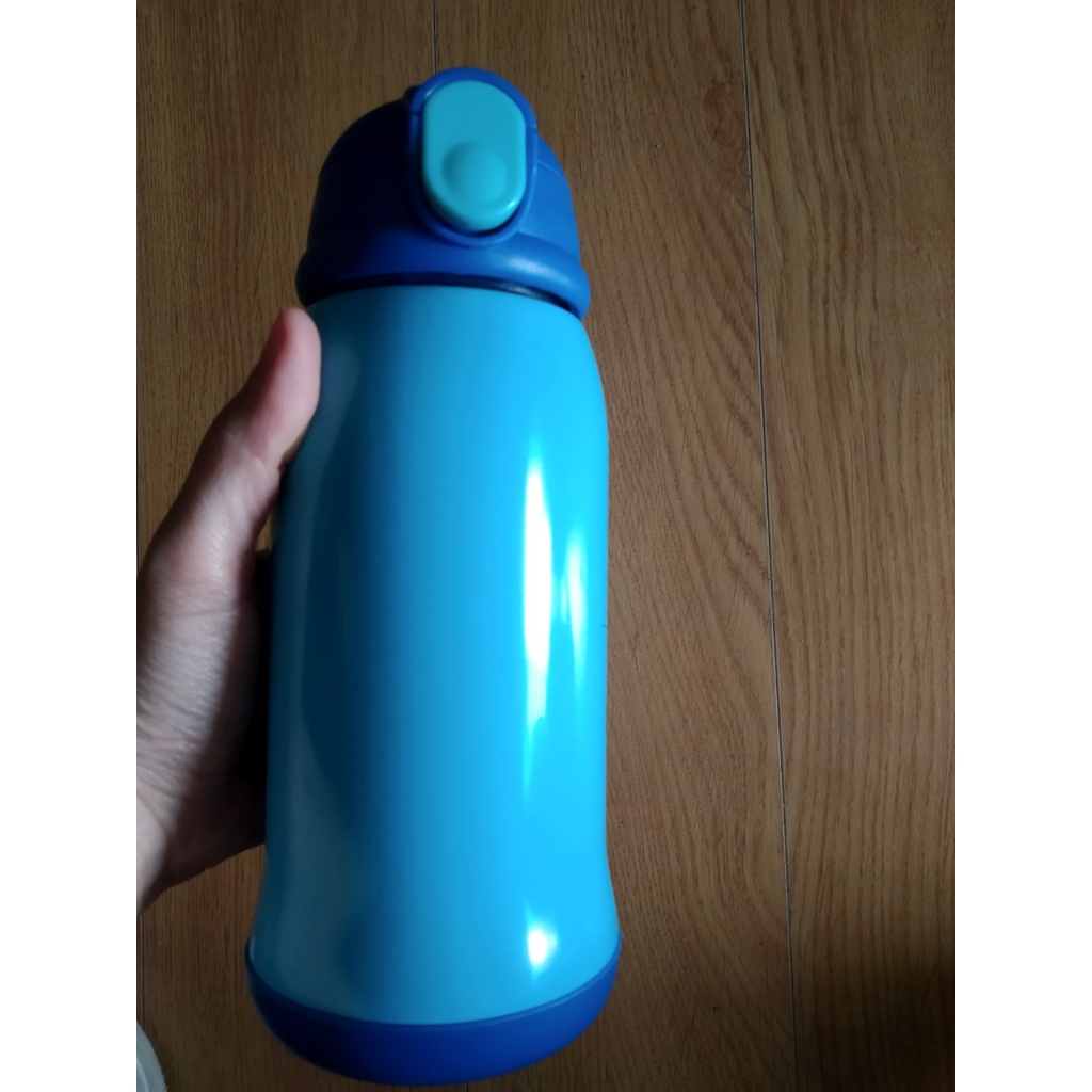 Bình giữ nhiệt trẻ em lõi INOX 304 hình thú ngộ nghĩnh - Có kèm túi vải, ống hút, 3 nắp đa năng, giao ngẫu nhiê