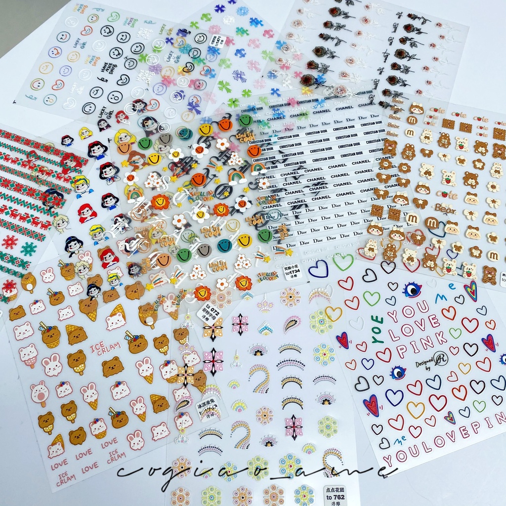 Sticker Lụa 29k - Phụ Kiện Nail