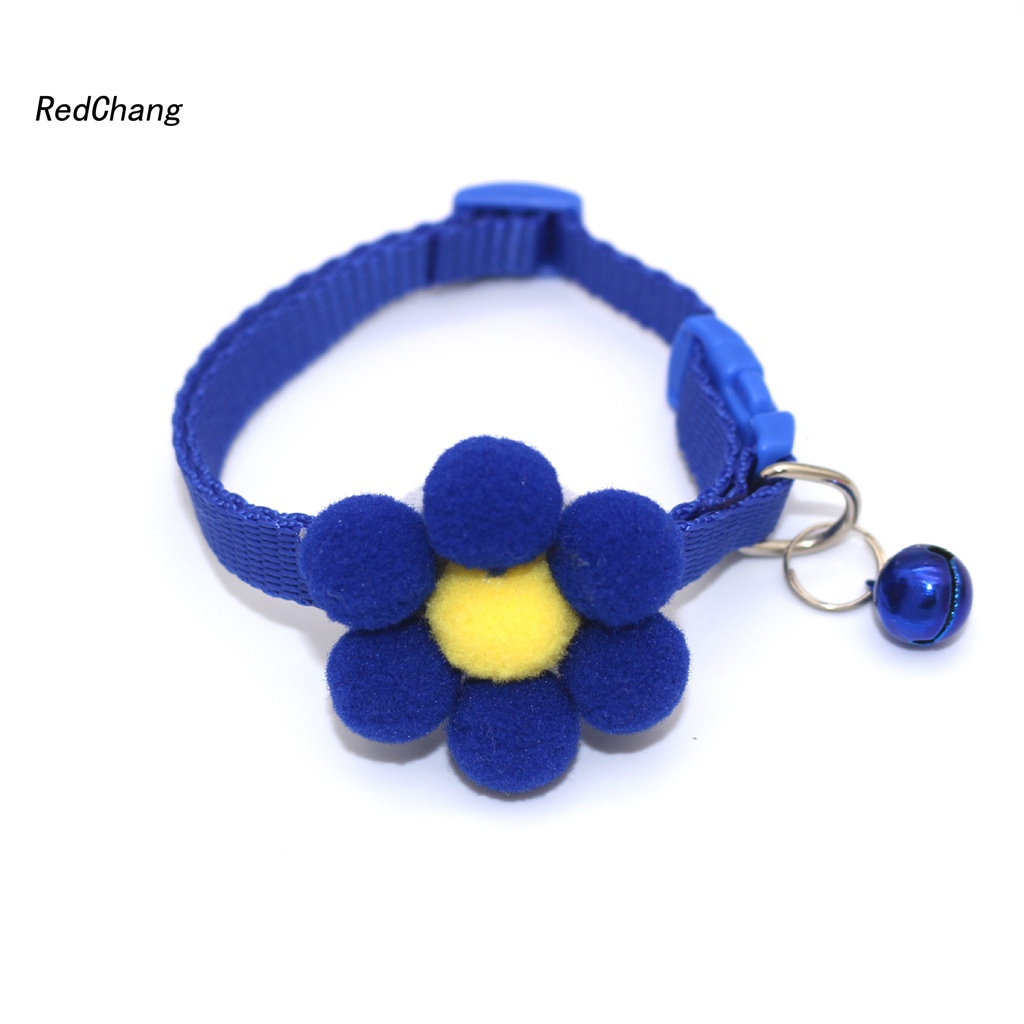 Vòng cổ phối hình hoa bằng cotton PP dành cho thú cưng