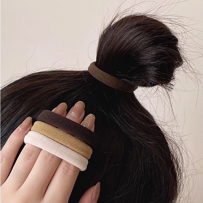 Chun buộc tóc,Hộp 20 chun buộc tóc siêu xinh(loại đẹp)