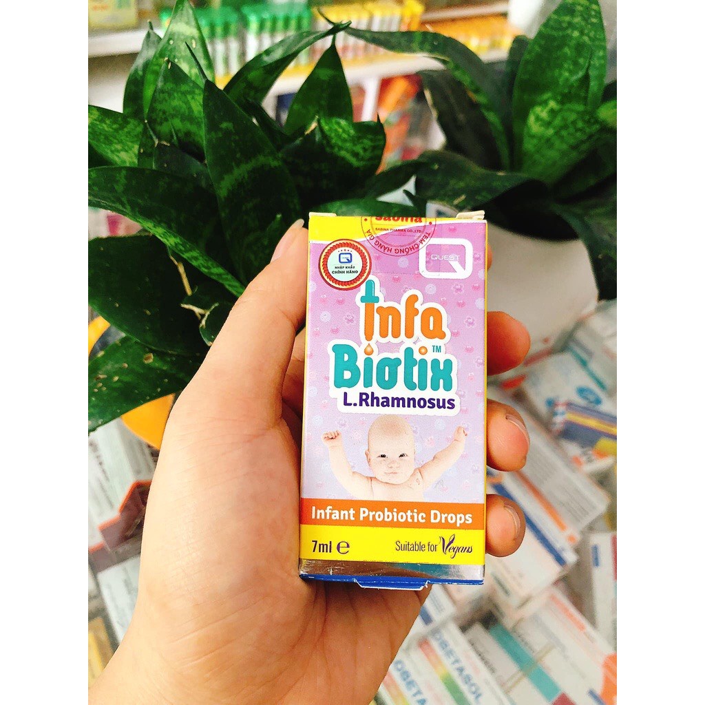 Infa biotix Men vi sinh giúp Bé ăn ngon, hấp thu vitamin cho bé, tăng đề kháng, hết biếng ăn, Probiotic đặc chế cho trẻ