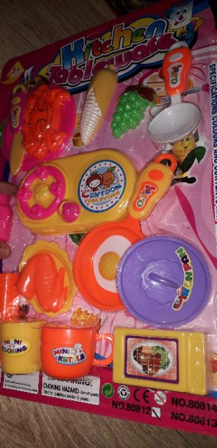 Set bộ đồ chơi nhà bếp bằng nhựa 80812