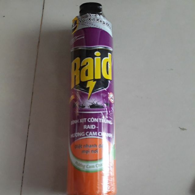 RAID- Vòi xịt kép mới chai 600ml