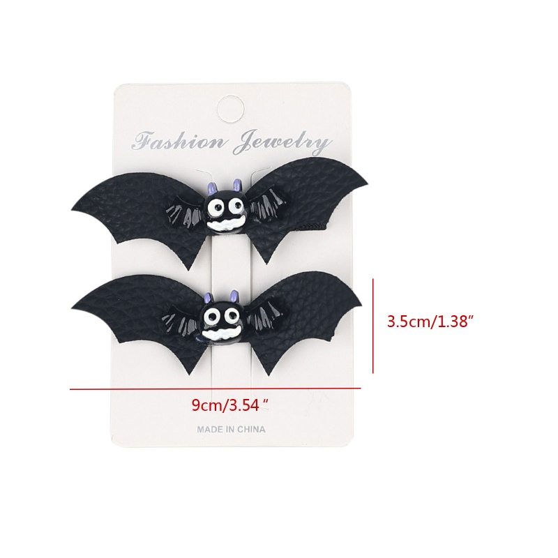 Set 2 Kẹp Tóc Trang Trí Halloween Cho Bé Gái