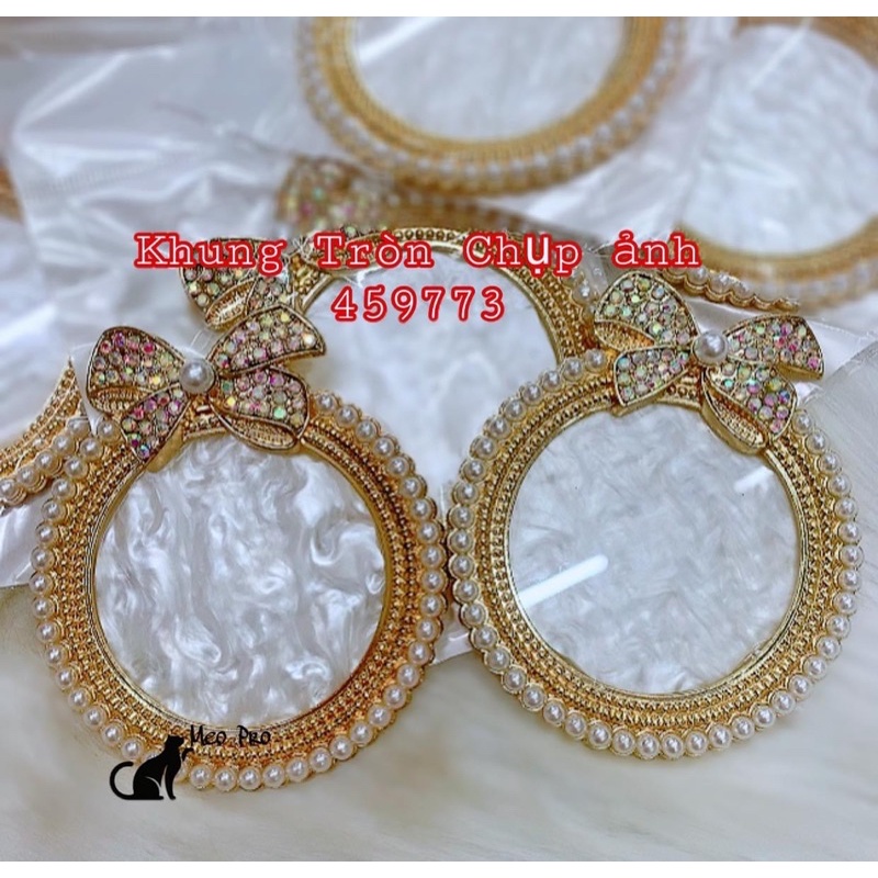 Khung nơ chụp ảnh mẫu nail, charm ,pha màu trang trí móng