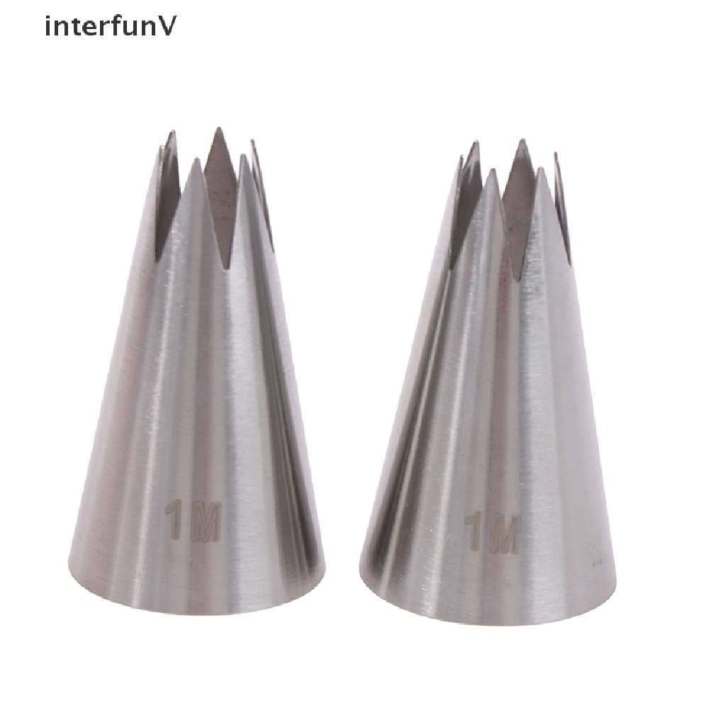 [InterfunV] 1m# Dụng Cụ Bắt Kem Trang Trí Bánh 6 Răng Bằng Inox 304