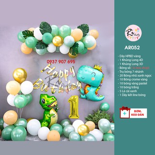 Trang Trí Sinh Nhật  Khủng Long Siêu Yêu, [NEW] Sinh nhật bé trai AR052
