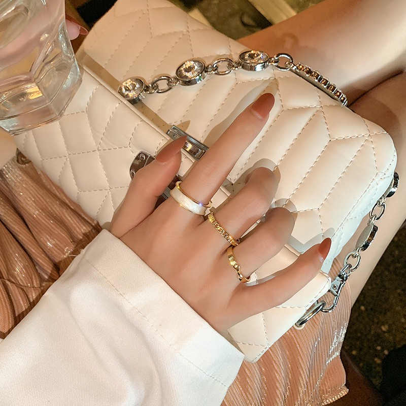 Set 3 nhẫn phong cách thời trang hàn quốc cho nữ