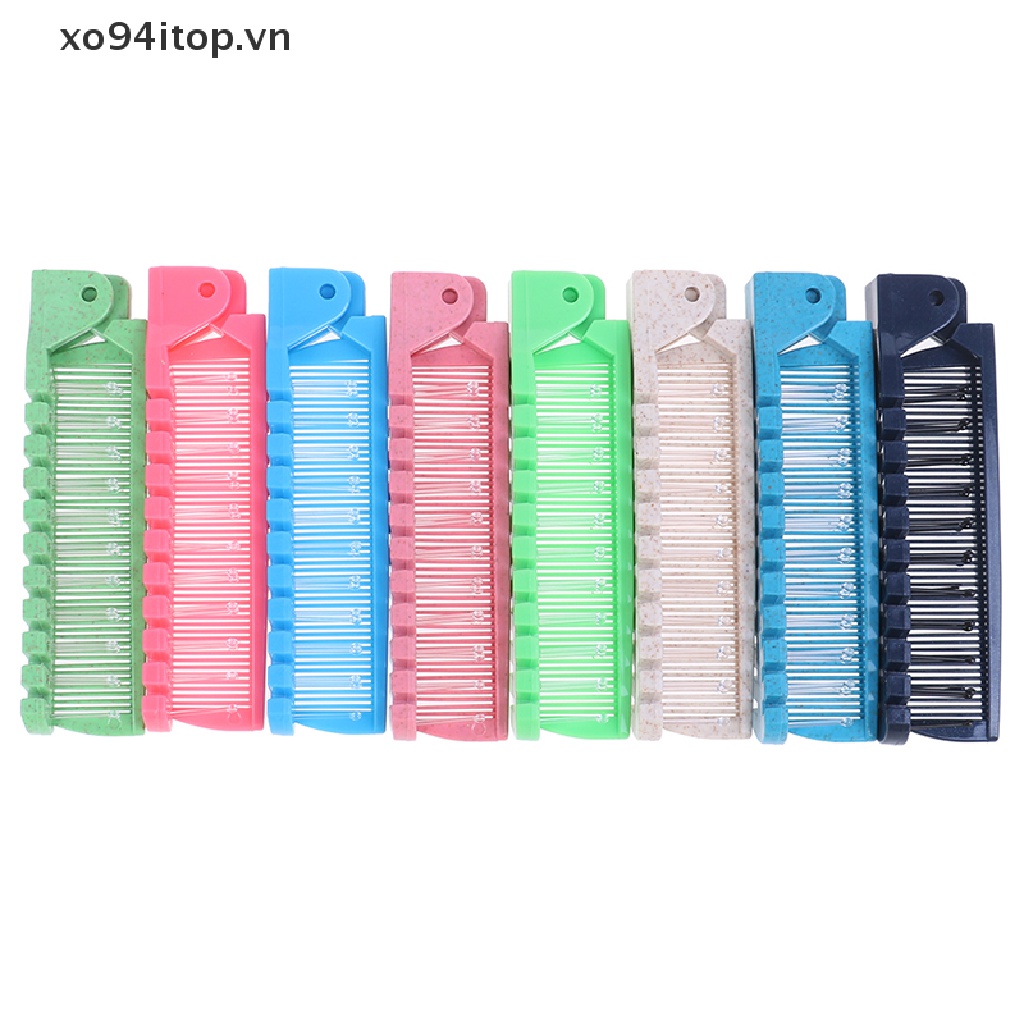 Lược Chải Tóc Hai Đầu Bằng Nhựa Có Thể Gấp Gọn Tiện Dụng Cho Nữ