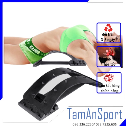 Dụng cụ tập lưng-Khung nắn chỉnh cột sống, điều trị thoát vị đĩa đệm, đau lưng chất liệu nhựa ABS siêu bền- Tâm An Sport