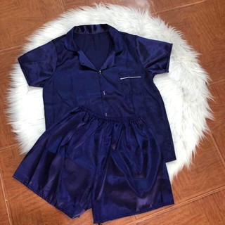Bộ đồ ngủ lụa pijama ngắn