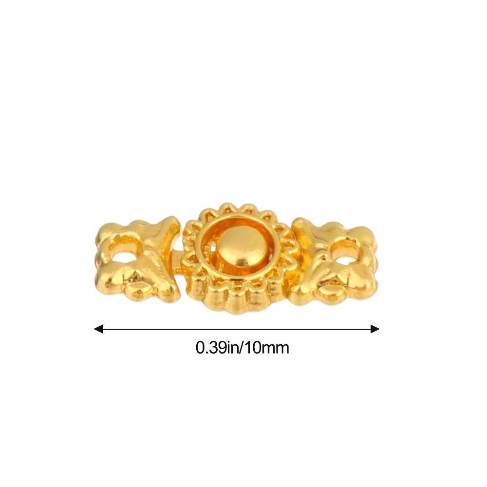 Bộ 10 Nút Thắt Lưng 10mm Bằng Kim Loại Dành Cho Búp Bê / Túi Xách / Quần Áo
