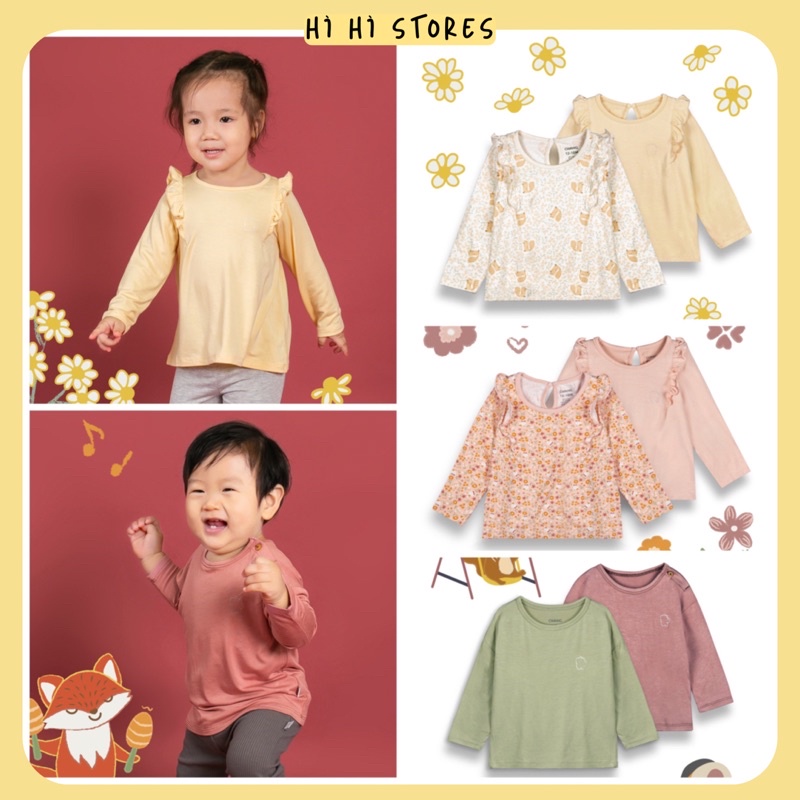 [ CHAANG PARK ] Set 2 áo dài tay cho bé AW22