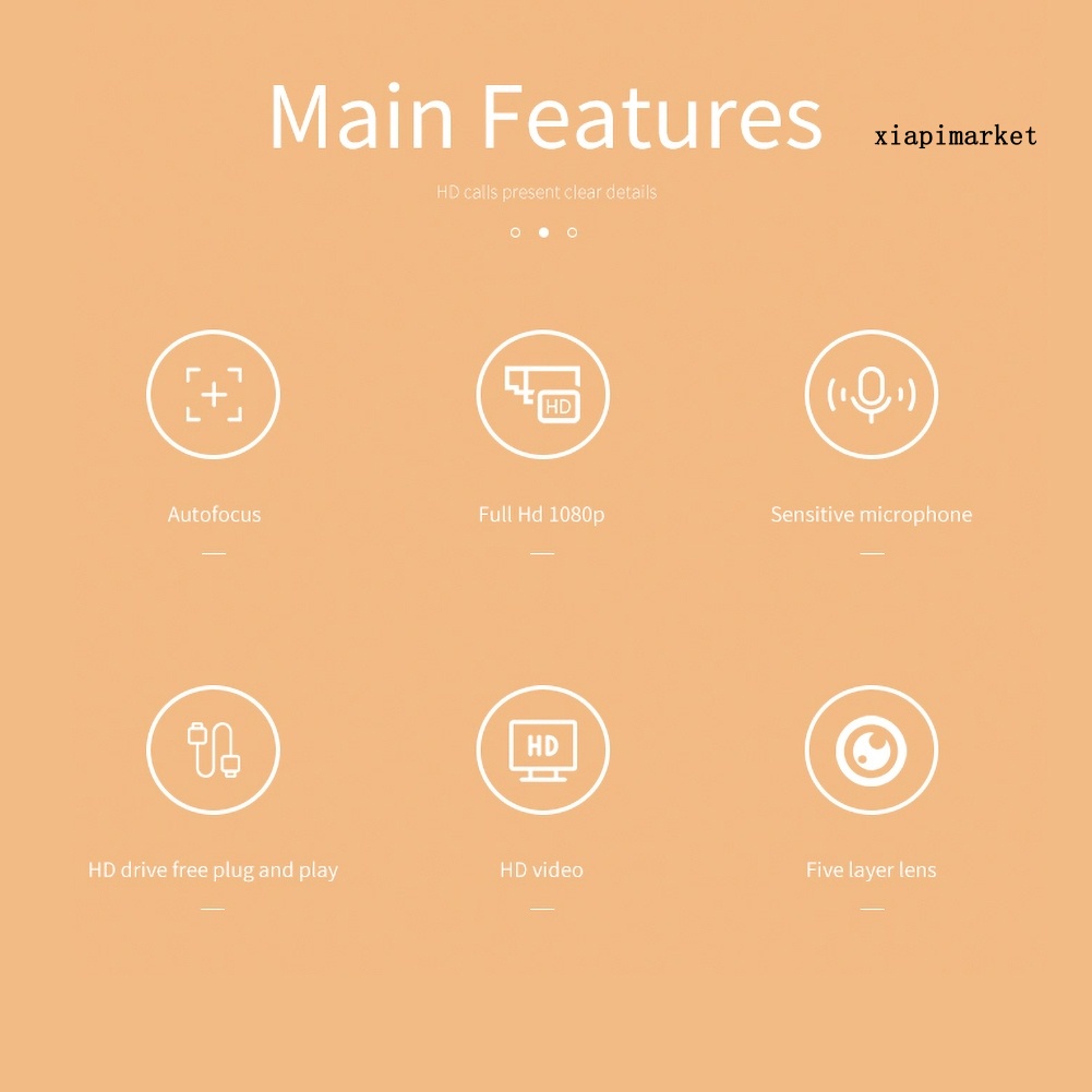 Webcam Usb Độ Phân Giải Cao Kèm Mic Cho Máy Tính Laptop | BigBuy360 - bigbuy360.vn