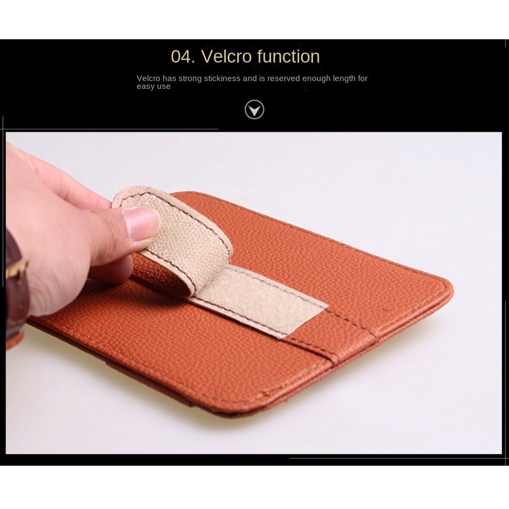 Hộp đựng bút/ mắt kính bằng da PU đa năng tiện dụng cho xe hơi