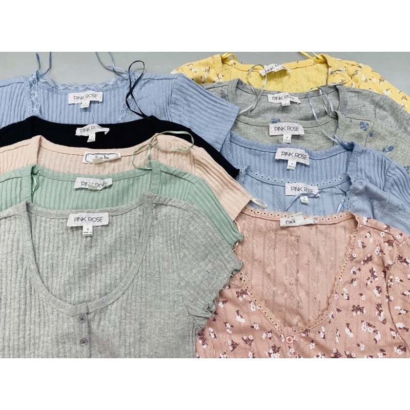 Áo thun nữ pinkrose xuất dư xịn