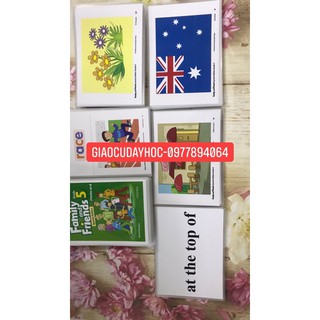 Flashcards Family and Friends special 5 ☘ ép plastics♥️giáo cụ đồ dùng dạy học hiệu quả cho giáo viên Tiếng Anh♥️