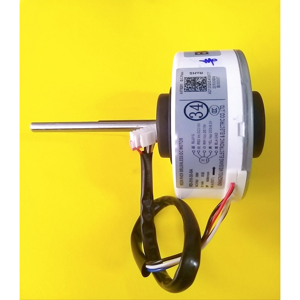 QUẠT ĐẦU LẠNH LG INVERTER DC : 310V, 0.14A, 30W, 5 DÂY PHƯỚC MÃI