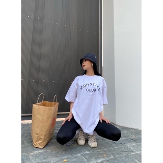 Áo thun Monstier Club  - White Premium Basic Tee - Trắng