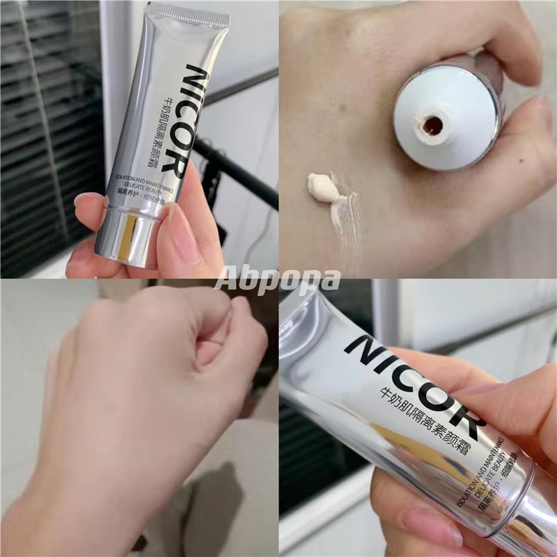 [Hàng mới về] Kem nền Nicor dạng sữa dưỡng ẩm lâu trôi