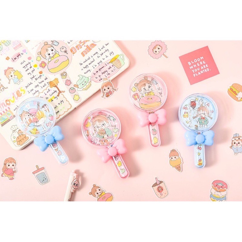 HỘP KẸO MÚT GỒM 40 miếng sticker kèm thêm giấy ghi chú cute dễ thương