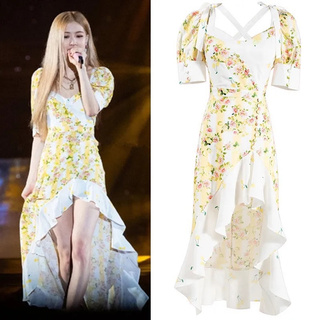 Order Váy hoa xẻ tà Rose