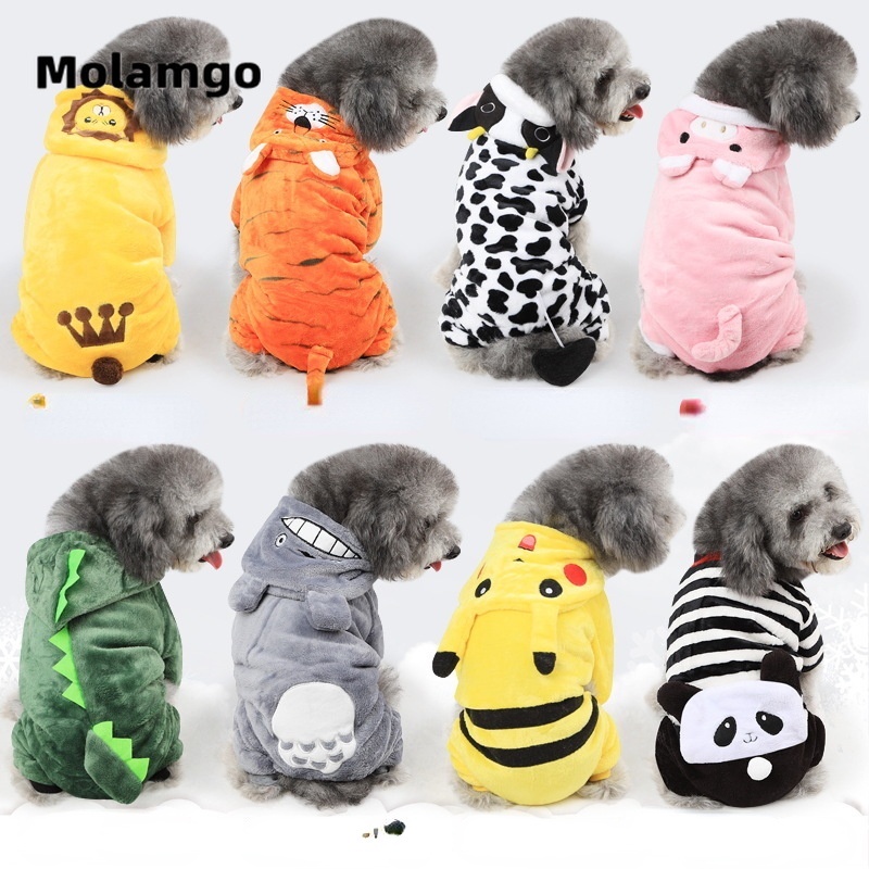 MOLAMGO  Áo vải lông cừu san hô một lớp kiểu dáng xinh xắn dành cho thú cưng