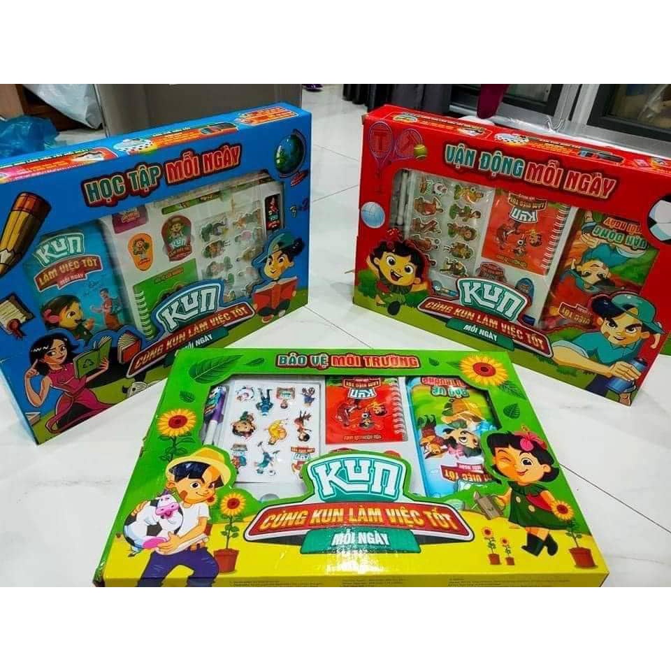 BỘ DỤNG CỤ HỌC TẬP KUN