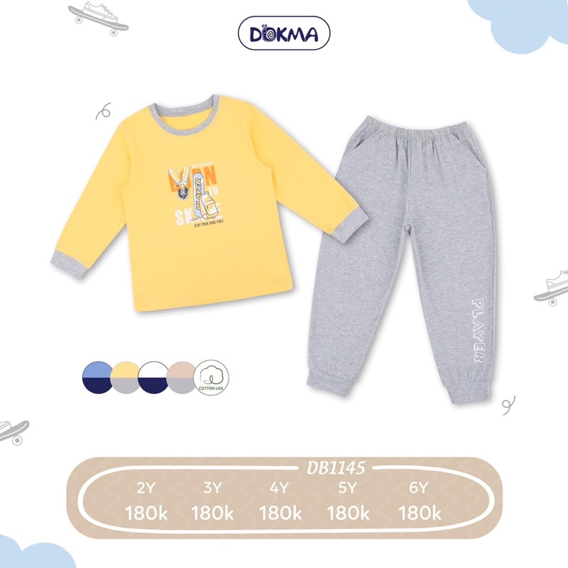 Bộ Dokma bé trai 2-6t