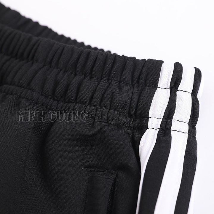 Quần jogger nỉ nam thiết kế kẻ 3 sọc mạnh mẽ, mặc thể thao phong cách trẻ trung năng động - Q3S