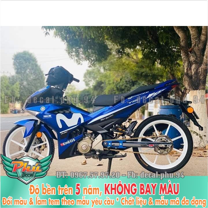 Tem rời Exciter 150 Movistar Xanh trắng (X) -1