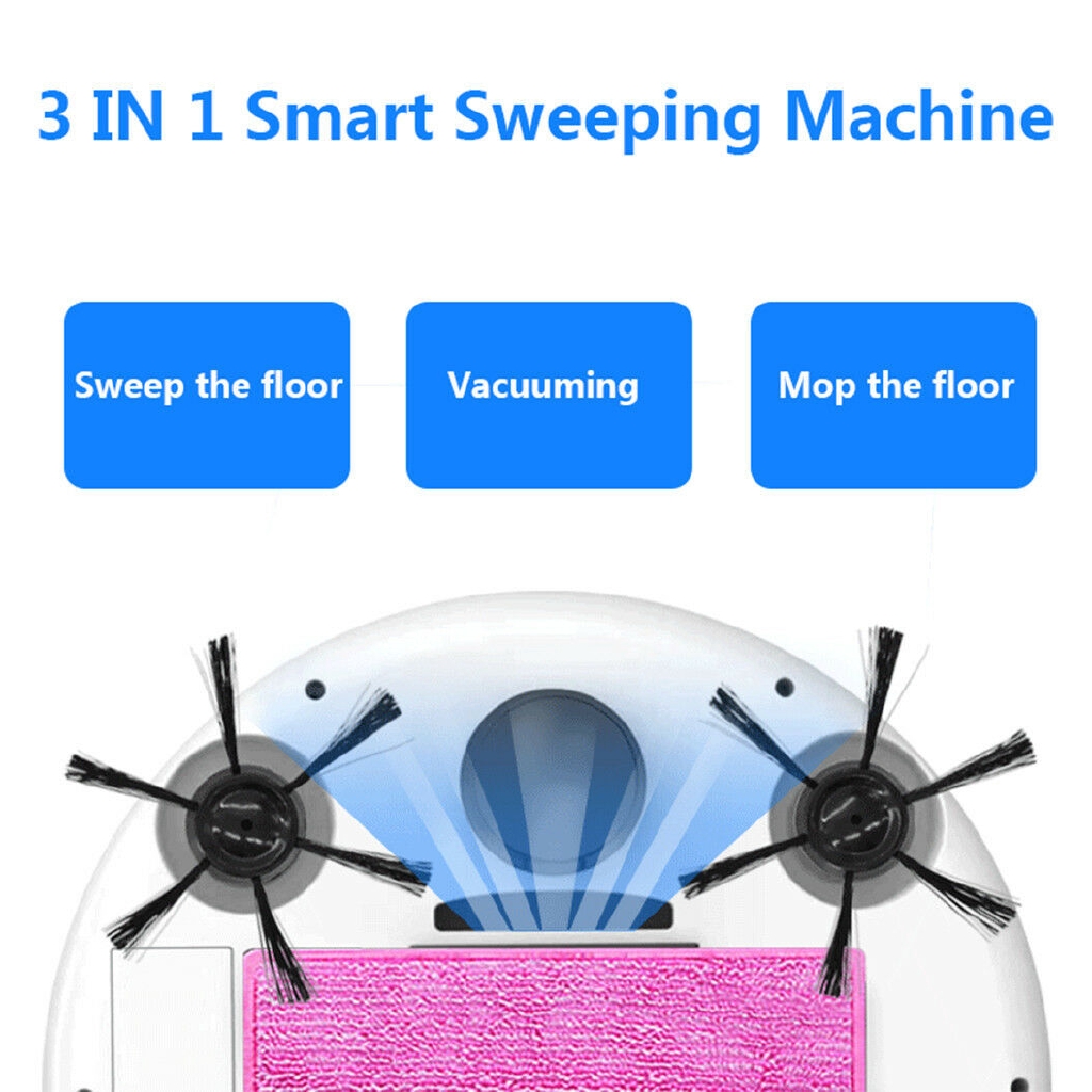 Robot hút bụi Bowai thông minh, Robot lau nhà tự động công nghệ AI 3 trong 1