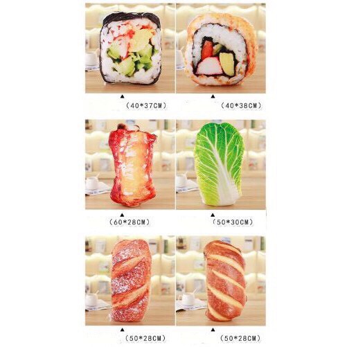 Chăn gối ngủ văn phòng 3 in 1 Gối 3D nhiều hình  _MOMOMART