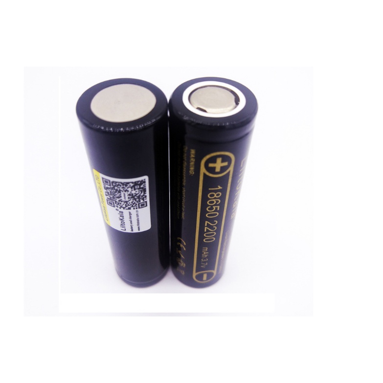 Pin sạc LiitoKala Lii-22A, Pin Li-ion 3.7V, Pin 18650 dung lượng 2200 mAh cao cấp
