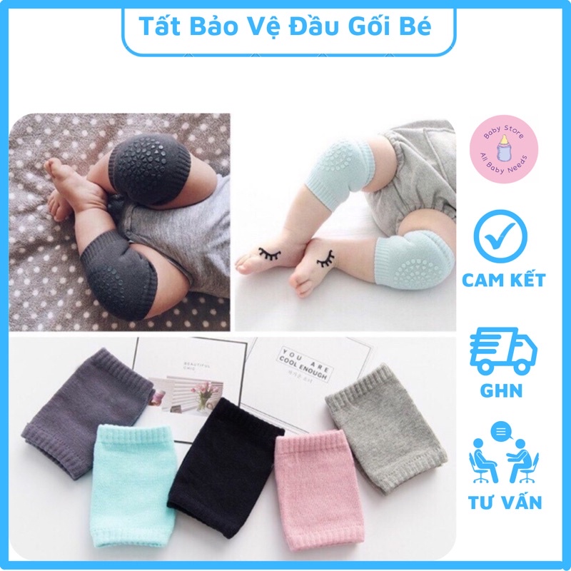 Tất Tập Bò Bảo Vệ Đầu Gối Bé