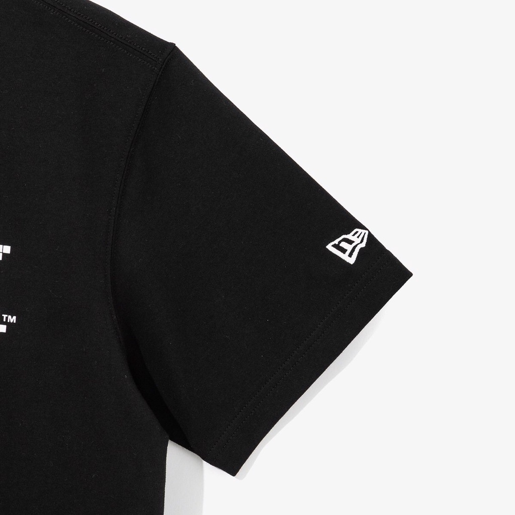 Áo thun New Era logo NY Pixel màu Đen