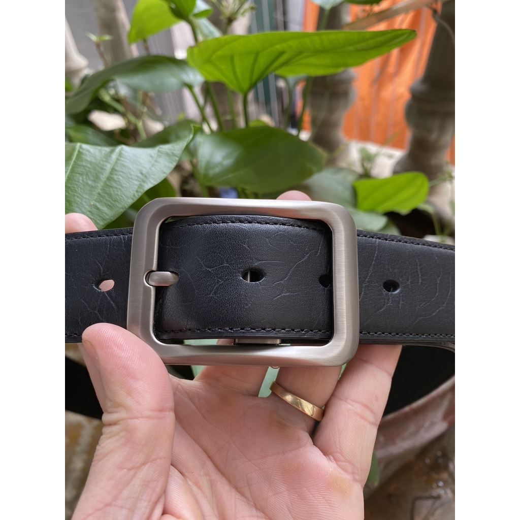 Thắt lưng nam da thật cao cấp - Dây nịt khóa kim bản to có Tặng kèm hộp đựng cao cấp