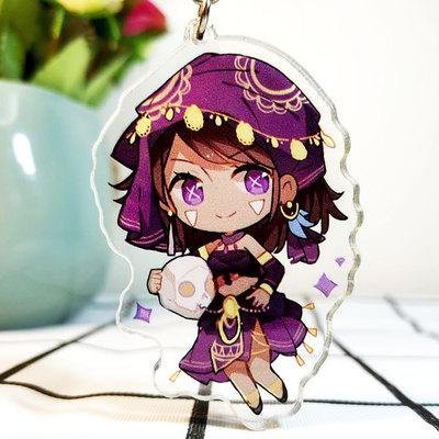 (Mica trong acrylic) Móc khóa Identity V quà tặng xinh xắn dễ thương in hình anime chibi nhiều mẫu M04