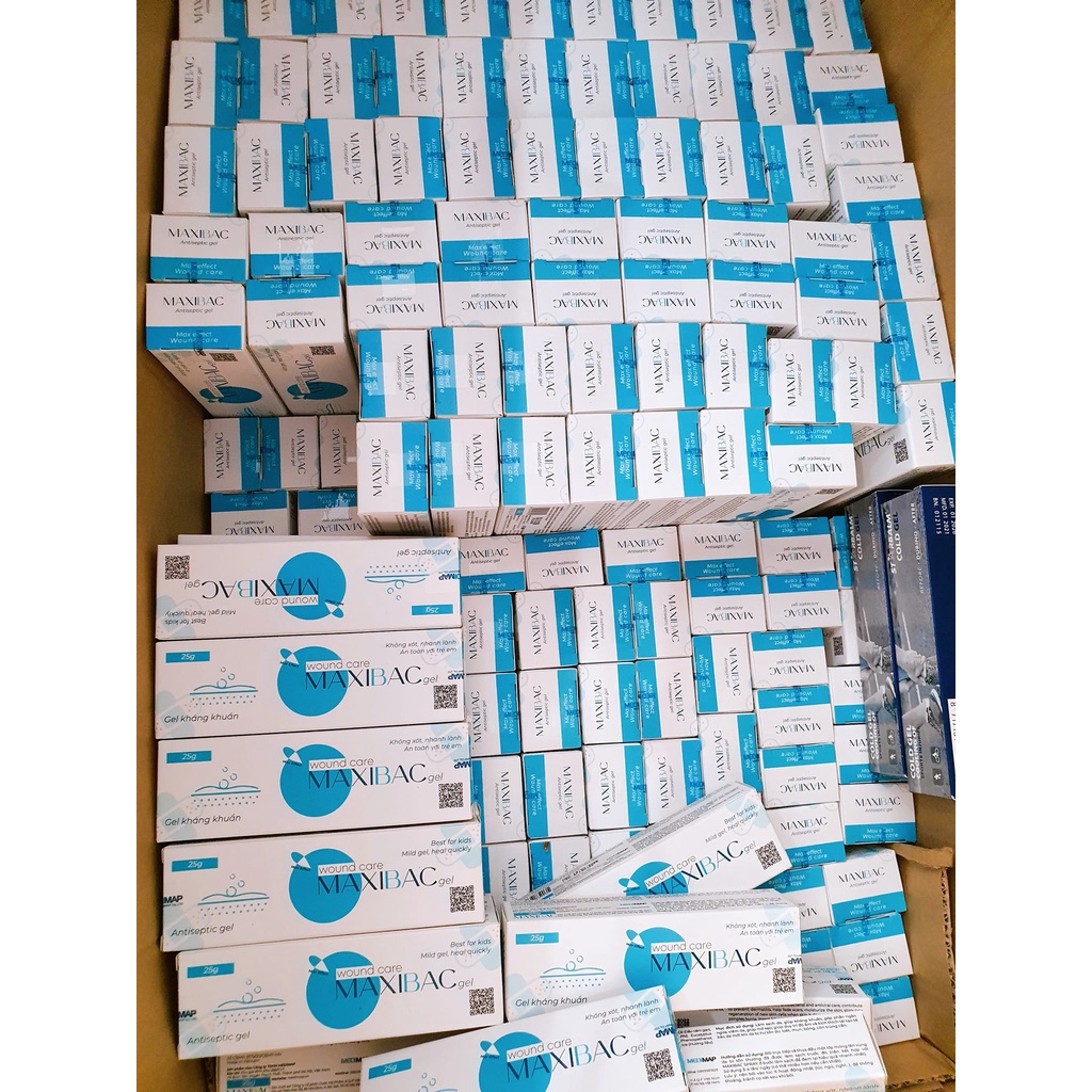 Gel Maxibac nhanh lành, không xót cho da bị tổn thương 25g