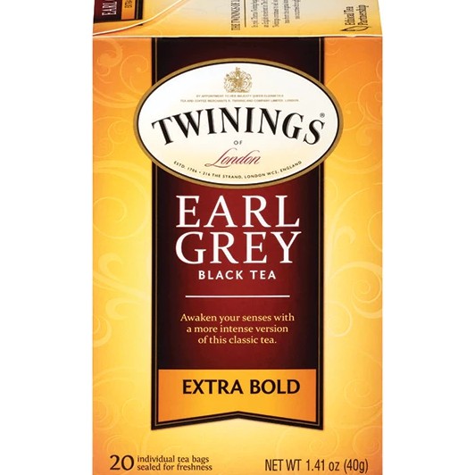Trà Twinings Earl Grey bá tước vị đậm date 2023 (hàng Mỹ nguyên seal)