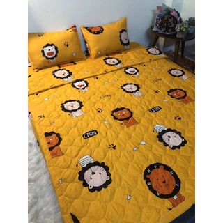 Bộ ga gối chăn hè 5 món poly cotton