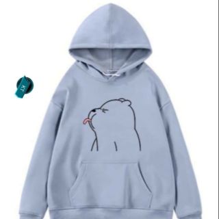 Áo hoodie gấu lè lưỡi_KM