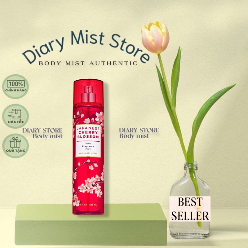 ?????????.????? Xịt Thơm Toàn Thân Bath And Body Works - Japanese Cherry Blossom