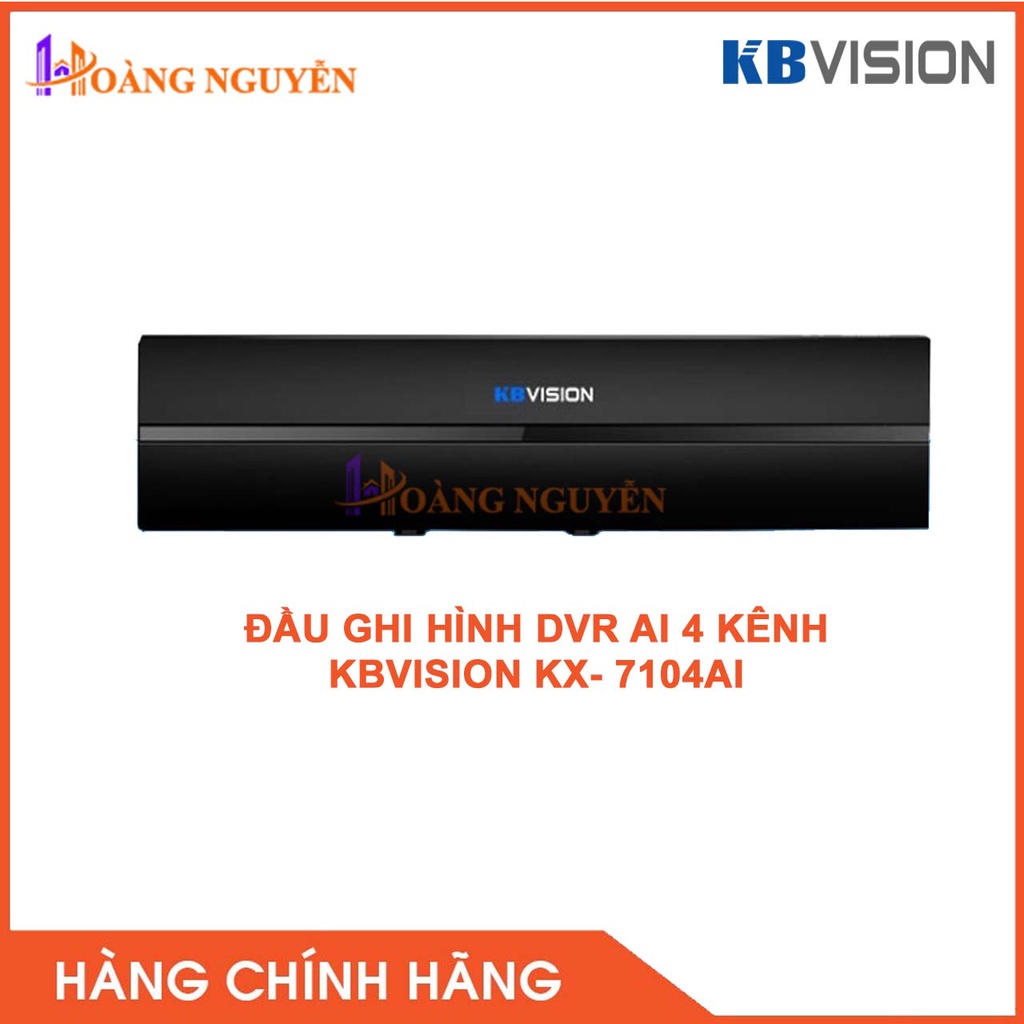 [NHÀ PHÂN PHỐI] Đầu ghi hình 4 kênh 5 in 1 KBVISION KX-7104Ai - Công Nghệ Hoàng Nguyễn.