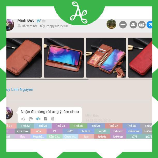 Bao da gập nắp ốp Oppo F9/F11/F11 Po, thiết kế chất da mịn, mềm, có kèm ví kẹp tiền | BigBuy360 - bigbuy360.vn